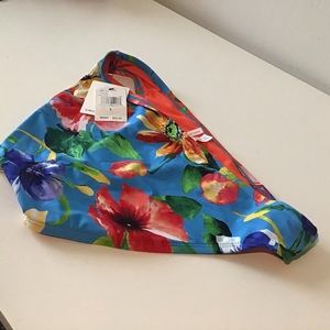 Swimsuit Bottoms Large Multicolored Floral NWT